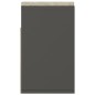 vidaXL Banco zapatero con cojín madera ingeniería gris 104x30x49 cm vidaXL Banco zapatero con cojín madera ingeniería gris 104x30x49 cm