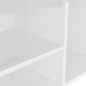 vidaXL Banco zapatero con cojín madera de ingeniería blanco brillo vidaXL Banco zapatero con cojín madera de ingeniería blanco brillo
