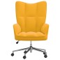 vidaXL Silla de relajación de terciopelo amarillo mostaza vidaXL Silla de relajación de terciopelo amarillo mostaza