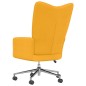 vidaXL Silla de relajación de terciopelo amarillo mostaza vidaXL Silla de relajación de terciopelo amarillo mostaza