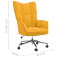 vidaXL Silla de relajación de terciopelo amarillo mostaza vidaXL Silla de relajación de terciopelo amarillo mostaza