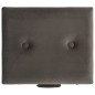 vidaXL Taburetes de almacenamiento 3 piezas terciopelo gris vidaXL Taburetes de almacenamiento 3 piezas terciopelo gris