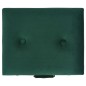 vidaXL Taburetes de almacenamiento 3 piezas terciopelo verde vidaXL Taburetes de almacenamiento 3 piezas terciopelo verde