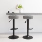 vidaXL Taburetes de cocina 2 unidades terciopelo gris oscuro vidaXL Taburetes de cocina 2 unidades terciopelo gris oscuro