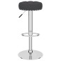 vidaXL Taburetes de cocina 2 unidades tela negro vidaXL Taburetes de cocina 2 unidades tela negro