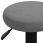 vidaXL Taburetes de cocina 2 unidades terciopelo gris oscuro vidaXL Taburetes de cocina 2 unidades terciopelo gris oscuro