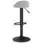 vidaXL Taburete de cocina de terciopelo gris claro vidaXL Taburete de cocina de terciopelo gris claro