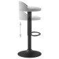 vidaXL Taburete de cocina de terciopelo gris claro vidaXL Taburete de cocina de terciopelo gris claro
