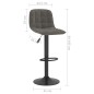 vidaXL Taburetes de cocina 2 unidades terciopelo gris oscuro vidaXL Taburetes de cocina 2 unidades terciopelo gris oscuro