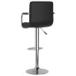 vidaXL Taburetes de cocina 2 unidades cuero sintético negro vidaXL Taburetes de cocina 2 unidades cuero sintético negro