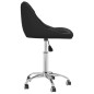 vidaXL Sillas de comedor giratorias 2 unidades cuero sintético negro