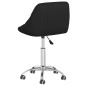 vidaXL Sillas de comedor giratorias 2 unidades cuero sintético negro