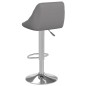 vidaXL Taburetes de cocina 2 unidades cuero sintético gris vidaXL Taburetes de cocina 2 unidades cuero sintético gris