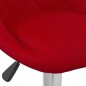 vidaXL Taburete de cocina 2 unidades de terciopelo color vino tinto vidaXL Taburete de cocina 2 unidades de terciopelo color vino tinto
