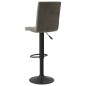 vidaXL Taburetes de cocina 2 unidades terciopelo gris oscuro vidaXL Taburetes de cocina 2 unidades terciopelo gris oscuro