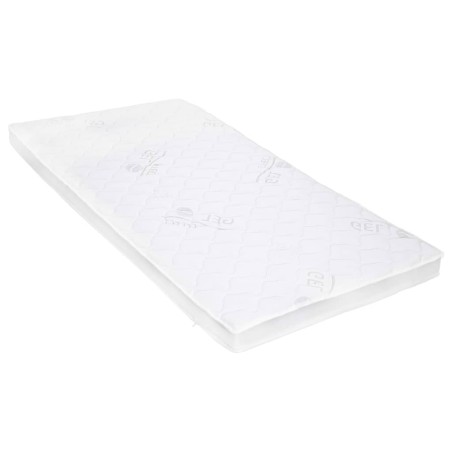 vidaXL Sobrecolchón 120x200 cm espuma de gel 7 cm