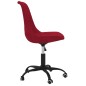 vidaXL Sillas de comedor giratorias 2 unidades tela rojo tinto vidaXL Sillas de comedor giratorias 2 unidades tela rojo tinto