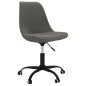 vidaXL Sillas de comedor giratorias 2 unidades tela gris oscuro vidaXL Sillas de comedor giratorias 2 unidades tela gris oscuro
