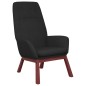 vidaXL Sillón de relax de tela negro vidaXL Sillón de relax de tela negro