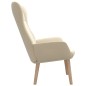 vidaXL Sillón de relax de tela color crema vidaXL Sillón de relax de tela color crema