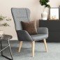vidaXL Sillón de relax de tela gris claro