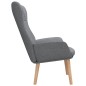 vidaXL Sillón de relax de tela gris claro