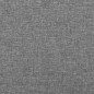 vidaXL Sillón de relax de tela gris claro