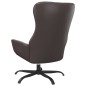 vidaXL Sillón de relax de cuero sintético marrón vidaXL Sillón de relax de cuero sintético marrón