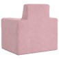 vidaXL Sofá para niños felpa suave rosa vidaXL Sofá para niños felpa suave rosa