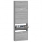 vidaXL Mueble zapatero madera contrachapada gris Sonoma 59x17x169 cm vidaXL Mueble zapatero madera contrachapada gris Sonoma 59x17x169 cm