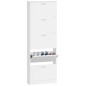 vidaXL Mueble zapatero madera contrachapada blanco brillo 59x17x169 cm vidaXL Mueble zapatero madera contrachapada blanco brillo 59x17x169 cm