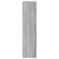 vidaXL Mueble zapatero con espejo 2 niveles gris Sonoma 63x17x67 cm vidaXL Mueble zapatero con espejo 2 niveles gris Sonoma 63x17x67 cm