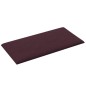 vidaXL Paneles de pared 12 uds tela morado 30x15 cm 0,54 m²