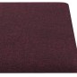 vidaXL Paneles de pared 12 uds tela morado 30x15 cm 0,54 m²