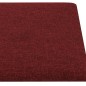 vidaXL Paneles de pared 12 uds tela rojo tinto 30x15 cm 0,54 m² vidaXL Paneles de pared 12 uds tela rojo tinto 30x15 cm 0,54 m²