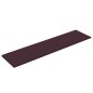 vidaXL Paneles de pared 12 uds tela morado 60x15 cm 1,08 m² vidaXL Paneles de pared 12 uds tela morado 60x15 cm 1,08 m²