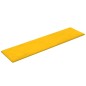 vidaXL Paneles de pared 12 uds terciopelo amarillo 60x15 cm 1,08 m² vidaXL Paneles de pared 12 uds terciopelo amarillo 60x15 cm 1,08 m²