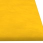 vidaXL Paneles de pared 12 uds terciopelo amarillo 60x15 cm 1,08 m² vidaXL Paneles de pared 12 uds terciopelo amarillo 60x15 cm 1,08 m²
