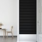 vidaXL Paneles de pared 12 uds cuero sintético negro 90x15 cm 1,62 m² vidaXL Paneles de pared 12 uds cuero sintético negro 90x15 cm 1,62 m²