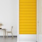 vidaXL Paneles de pared 12 uds terciopelo amarillo 90x15 cm 1,62 m² vidaXL Paneles de pared 12 uds terciopelo amarillo 90x15 cm 1,62 m²