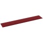 vidaXL Paneles de pared 12 uds terciopelo rojo tinto 90x15 cm 1,62 m² vidaXL Paneles de pared 12 uds terciopelo rojo tinto 90x15 cm 1,62 m²
