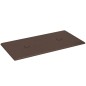 vidaXL Paneles de pared 12 uds cuero sintético marrón 30x15 cm 0,54 m²