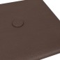 vidaXL Paneles de pared 12 uds cuero sintético marrón 30x15 cm 0,54 m²