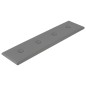 vidaXL Paneles de pared 12 uds cuero sintético gris 60x15 cm 1,08 m² vidaXL Paneles de pared 12 uds cuero sintético gris 60x15 cm 1,08 m²