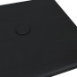 vidaXL Paneles de pared 12 uds cuero sintético negro 30x15 cm 0,54 m²