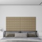 vidaXL Paneles pared 12 uds cuero sintético capuchino 90x15 cm 1,62 m² vidaXL Paneles pared 12 uds cuero sintético capuchino 90x15 cm 1,62 m²
