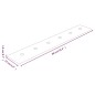 vidaXL Paneles pared 12 uds cuero sintético capuchino 90x15 cm 1,62 m² vidaXL Paneles pared 12 uds cuero sintético capuchino 90x15 cm 1,62 m²