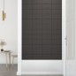 vidaXL Paneles de pared 12 uds tela gris oscuro 30x15 cm 0,54 m² vidaXL Paneles de pared 12 uds tela gris oscuro 30x15 cm 0,54 m²
