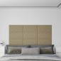 vidaXL Paneles de pared 12 uds cuero PE capuchino 60x30 cm 2,16 m² vidaXL Paneles de pared 12 uds cuero PE capuchino 60x30 cm 2,16 m²