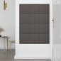 vidaXL Paneles de pared 12 uds tela gris oscuro 30x30 cm 1,08 m² vidaXL Paneles de pared 12 uds tela gris oscuro 30x30 cm 1,08 m²